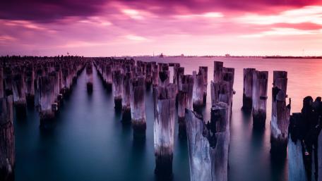 Princes Pier in Melbourne, Australia wallpaper