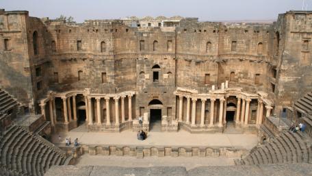 Bosra Amphitheater wallpaper