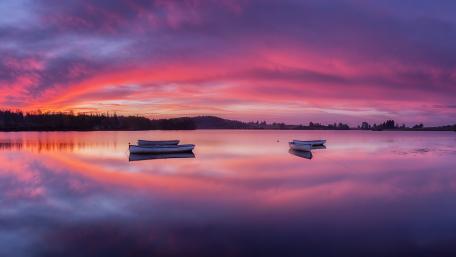 Loch Rusky, Trossachs National Park, Scotland wallpaper