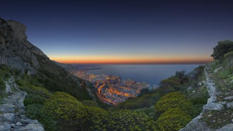 Monte-Carlo in semidarkness wallpaper
