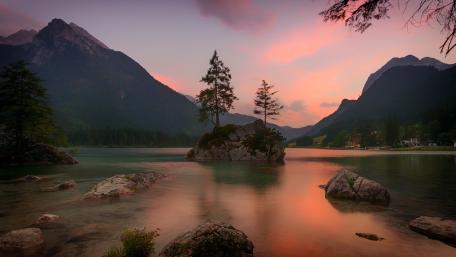 Lake Hintersee, Germany wallpaper