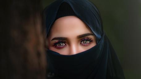 Mysterious Beauty Gaze wallpaper