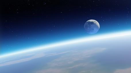 Earth and Moon wallpaper