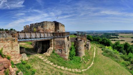 Devil's Castle (Teufelsburg) in Felsberg wallpaper