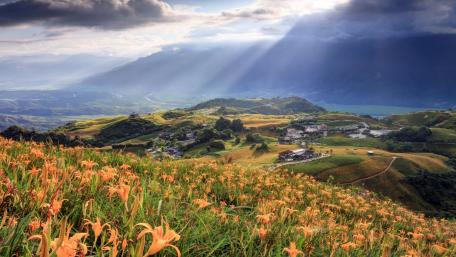 Sixty Stone Mountain, Fuli Township wallpaper