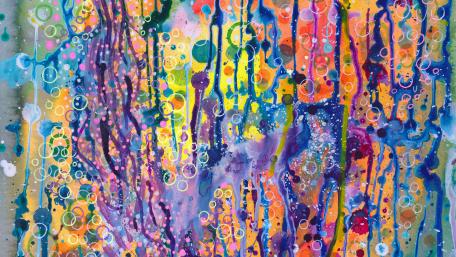 Vibrant Bliss of Abstract Colors wallpaper