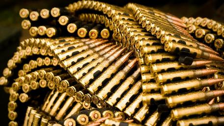 Piles of Golden Bullets in 4K wallpaper
