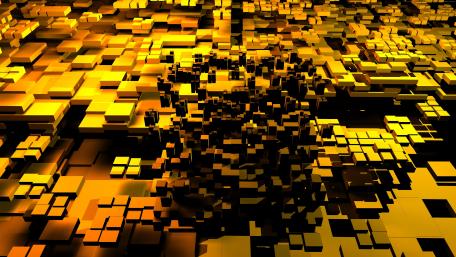 3D Abstract cubes wallpaper