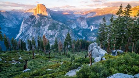 Half Dome from Glacier Point wallpaper