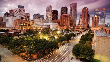 Houston skyline wallpaper