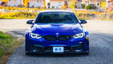 Blue BMW Dream on the Open Road wallpaper