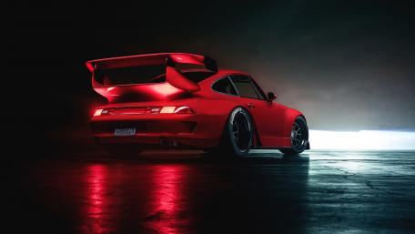 Striking Red Porsche 911 Wallpaper wallpaper