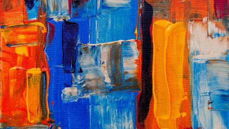 Colorful abstract painting wallpaper