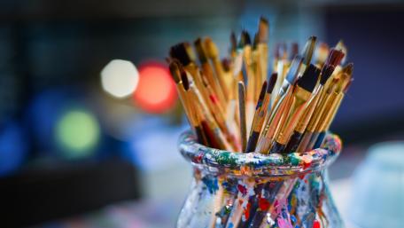 Paintbrushes wallpaper