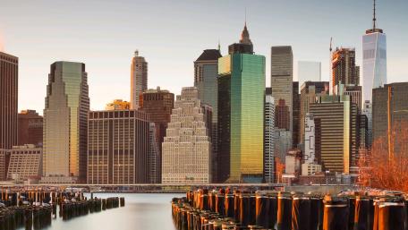 New York skyscrapers wallpaper