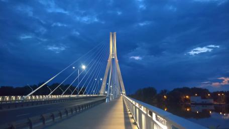 Tadeusz Mazowiecki bridge in Rzeszow wallpaper