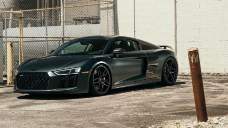 Black Audi R8 wallpaper