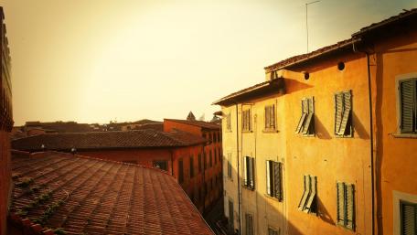 Old town wallpaper