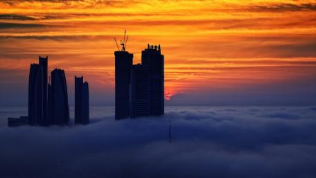 Skyscraper construction wallpaper