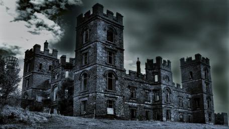 Abandoned castle wallpaper