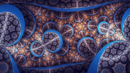 Fractal pattern wallpaper