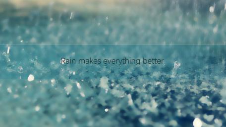 Rain wallpaper