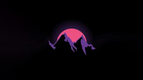 Minimalist landscape wallpaper