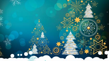 Happy Christmas full of splendors wallpaper