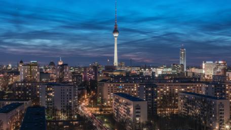 Berlin city skyline wallpaper