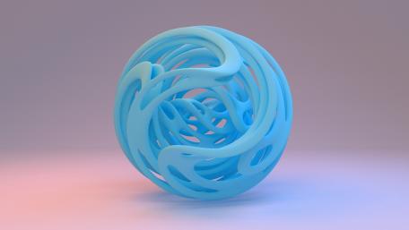 Blue ball wallpaper