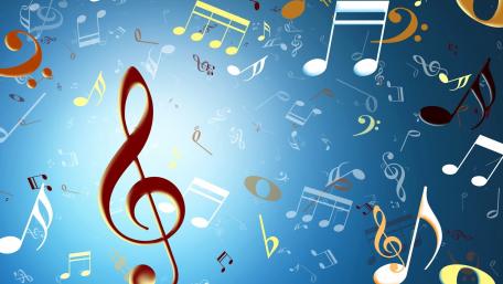 Music background texture wallpaper