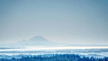 Winter landscape wallpaper