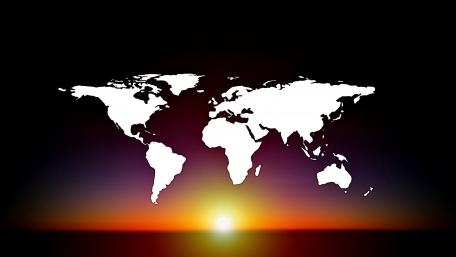 World map wallpaper