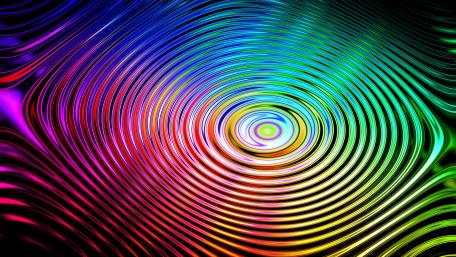 Wave lines abstract art wallpaper