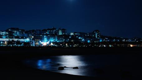 Night city wallpaper