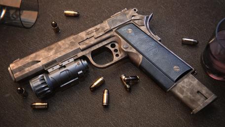 Weapon and bullets wallpaper