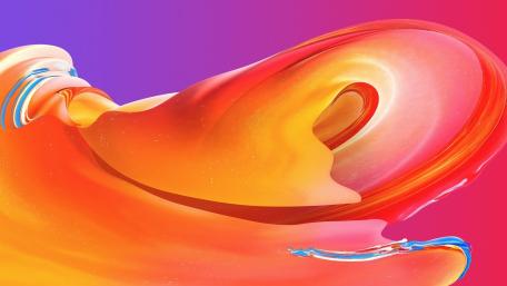 Vibrant Swirls of Colorful Energy wallpaper
