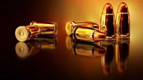 Gold bullets wallpaper