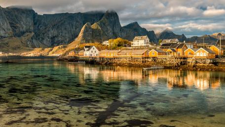 Sakrisoya Island (Lofoten, Norway) wallpaper