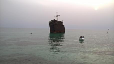 Greek Ship - Kish Island, Iran wallpaper