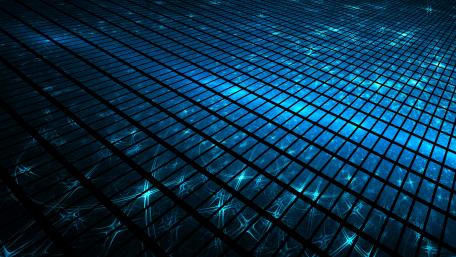 Blue blocks wallpaper