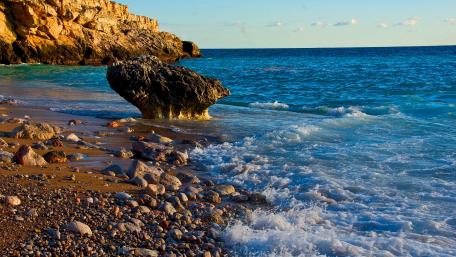 Rocky beach wallpaper