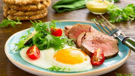 Delicious Full Breakfast Delight wallpaper