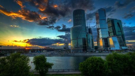 Moscow International Business Centre wallpaper