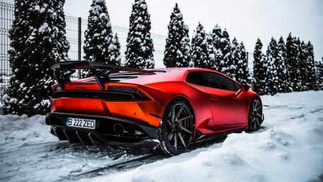 Red Lamborghini wallpaper