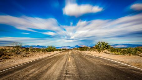 Empty highway wallpaper