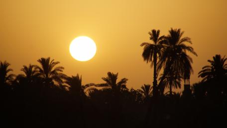 Sunset at the Niel wallpaper