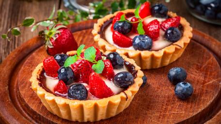 Fruit cups wallpaper