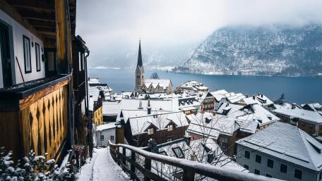 Hallstatt view wallpaper
