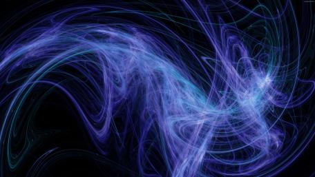 Blue doodle wallpaper